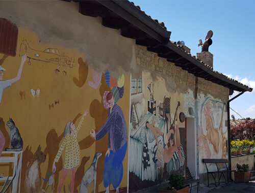 Lavacchio borgo di murales